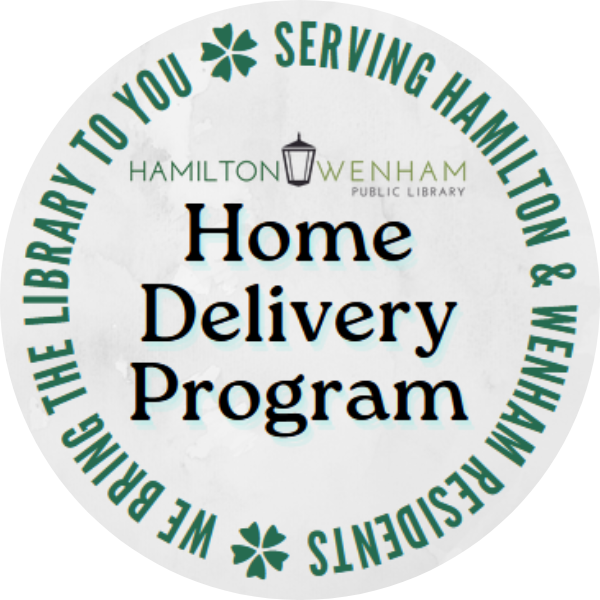 Hamilton-Wenham Library Home Delivery emblem